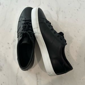 Greats The Royale Nero Black leather sneaker size 10.5 US reg never user/worn